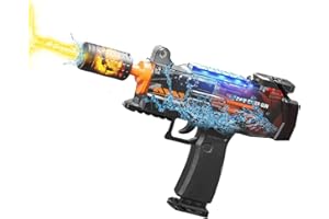 ELECTRI-HQ Pistole ad Acqua Elettriche Con effetto fuoco, Pistola Ad Acqua Elettrica Giocattolo, Pistole ad Acqua Potenti a Lunga Distanza, Giocattolo Blaster Ad Acqua per Spiaggia Estiva per Bambini (nero)