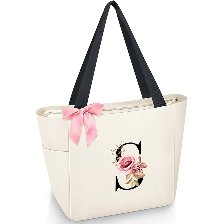 Tote Bag Chat Femme - Grand Sac Cabas Toile 42x30cm - Fourre-tout Sport/Course