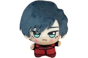 Zhongkaihua Blue Lock Rin Itoshi Oreiller en peluche de 11 cm en coton PP doux rembourré pour sac de voiture, décoration d'intérieur