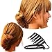 HuntGold 2Pcs Women DIY Fast Styling Volume Insets Hair Clip Boost Comb French Twist Maker