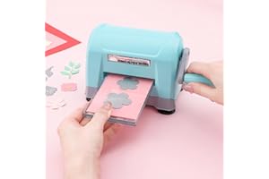 BAOFALIMini Manual Die Cutting Machine; Portable Die Cut and Embossing Machinefor DIY Die Cutting Embossing Paper Card Craft Scrapbooking Dies Cutter Photo Album Decorative Craft Scrapbooking Supplies