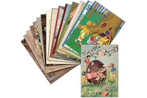 MERCI-FACTEUR.COM Carte Ancienne Joyeuses Pâques - 16 Cartes Différentes - Format Carte Postale (3 Formats Dispos) - Vintage Carte Ancienne Joyeuses Pâques