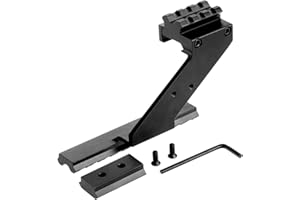 Dophee Supporto per Guida Laterale Picatinny per Guida a Pistola per cannocchiali da Mira