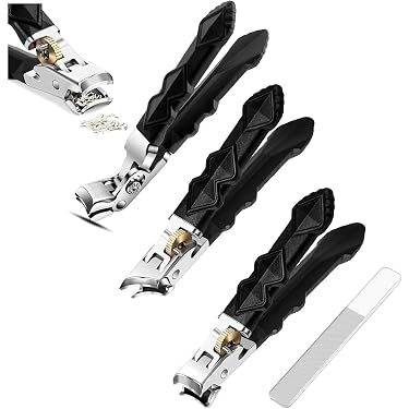 3-teiliges Nagelknipser-Set Mit Adlerschnabel – Edelstahl, Mit Feile & Nagelschieber, Spritzwassergeschützt