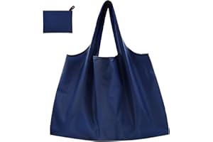 CHEESANHERR Bolsa Compra Plegable, Bolsa Tela Grande, Bolsas Reutilizables Compra, Tote Bag Hombre Mujer, Shopping Bag Supermercado Portátil Lavable, 53 X 66 cm