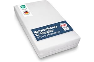 ‎BLUMTAL Blumtal® Allergiker Matratzenbezug 140x200 cm für Matratzen bis 20 cm - Oeko-TExzertifizierter Anti-Milbenmilbenbezug Matratze 140x200 cm - Encasing mit Reißverschluss 140x200/Milbenbezug - 1er Set