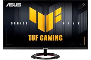 ASUS TUF Gaming VG249Q5R, Monitor Gaming da 23,8" Full HD Fast IPS (1920x1080), 0,3ms GTG Response Time, 200Hz, ELMB, Altoparlanti, DisplayPort e HDMI, DisplayWidget Center, AI Visual, Nero