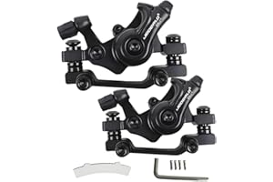 GUOFANG Kit Freno a Disco per Bicicletta, Pinza Freno Meccanico a Disco, Freno a Disco Universale Anteriore e Posteriore