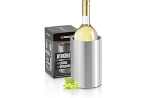 Mahlzeit Refrigeratore per vino | Ø 12 x (A) 19 cm | Refrigeratore per spumante, doppia parete | refrigeratore bottiglie per vino, spumante, champagne, acqua e molto altro