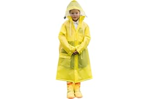 Azonelife Kinder Regenponcho, Regenmäntel mit Kapuze für Mädchen Jungen, Kleinkind Regenjacke Regenanzug, Kids Regencape Regenschutz für Fahrrad Wandern Camping Reisen