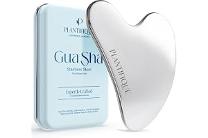 PLANTIFIQUE Gua Sha-Verktyg i Rostfritt Stål för Ansiktsmassage