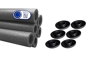 Clever Leon Mousse De Protection pour Trampoline pour 6 Poteaux De Trampoline Accessoires De Rechange 180 cm