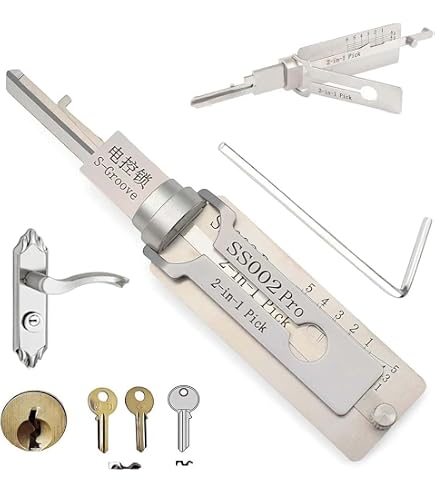 Key Decoder Master Lock Picking Tool, Lock Pick,in Acciaio Inox Master ...