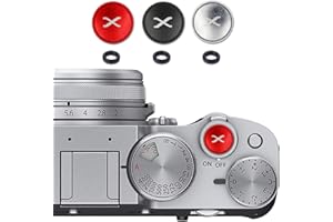 FIRST2SAVVV 3 x Metall Weichen Sharp Auslöseknopf für Fujifilm Fuji XT4 XT30 XE4 X100F XPRO3 etc