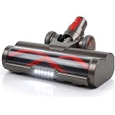 Dyson V7 V8 V10 V11 V15 Serisi ile Uyumlu LED Işıklı Turbo Yer Başlığı - Y&uuml;ksek Emiş G&uuml;&ccedil;l&uuml;