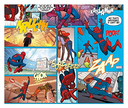 Procos 10108574B – Kinderpartyset – Ultimate Spiderman – Web Warriors, Größe XL, 72-teilig - 6