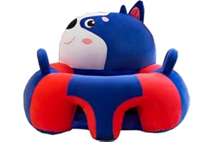 Camidy Baby Support Sofa, Infant Sitting Chair Learn to Sit Lounger Cover Baby Learning Sitting Chair Cover for Infants Toddler No Filling