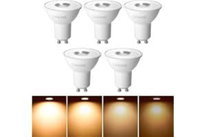 ‎LINKIND Linkind Dimmbar 5.7W GU10 LED Lampen, ersetzt 75W Lampe, 2700K Warmweiß Reflektorlampe GU10 Spot, 110° breite Abstrahlwinkel 560Lm Leuchtmittel PAR16 LED, 5 Stück