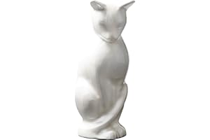 URNS PARADISE Surprise Cat Urn, Pet Urns For Cats Ashes, Pet Cremation Urn For Cat, Memorial Decorative Handmade, Pet Remembrance Gift Cat, Memory Of His Pet