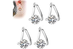 SPAYEIM Halolux Boucles d'oreilles Lymphvity Germanium, magnétothérapie Germanium pour perdre du poids, drainage lymphatique, bague de thérapie magnétique