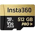 Insta360 512GB UHS-III V30 A2 MicroSD Memory Card for One X/One X2 / X3 / X4 / X5, One R/One RS, Ace Pro and Sphere Action Cameras