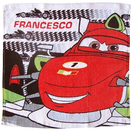 Boys Super Soft Disney Pixar Cars Face Cloth Wash Flannel (Francesco)