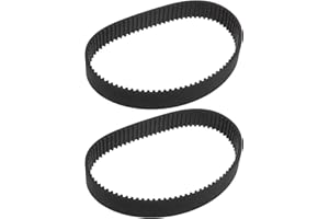 ECSiNG Lot de 2 courroies d'entraînement en caoutchouc pour rabot HTD255-3M-14 85 dents avec boucle fermée 1604736002 1604736004 Compatible avec Bosch FO150 FO200 PHO2.82 PHO20.82