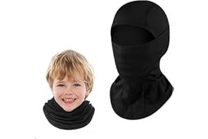 pclapora Pasamontañas Térmico de Invierno Niños, Multifuncional Prueba de Viento Ajustable Máscara De Esquí Ciclismo, Pasamontañas para Bicicletas Transpirable Hombres Mujeres Balaclava