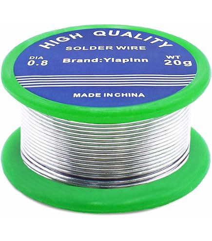 LF Solder Wire 96.5/3/0.5 Tin/Silver/Copper – Rosin Activated, 0.031 Inch Diameter, 1oz Spool – Lead-Free For Electronics