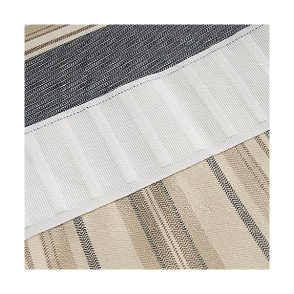 Gwell Supersanft Stripe Curtain Opaque Curtain Top Quality Curtain for Living Room Bedroom 245X140 CM Pack of 1 - Image 7