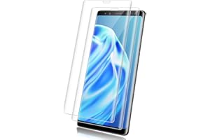 Carantee 2 Stück für Panzerglas für Samsung Galaxy Note 8 Schutzfolie, 9H Härte Kratzfest Schutzglas für Samsung Note 8 Folie, 3D mit Fingerabdruck-ID Displayschutzfolie für Note 8 Panzer Schutz Glas