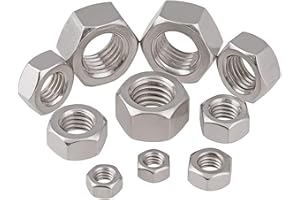 BOZONLI M3.0(3mm) Nakrętka Sześciokątna,Sześciokątne Nakrętki ze Stali Nierdzewnej