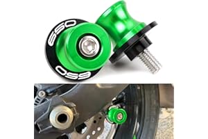 QNXBDKME Motorrad Zubehör Für Z650 Z Ninja 650 2017–2023 2024 2025 Versy650 M8 Ständeraufnahme Bobbins Montageständer Schwingenadapter Schwingenschieberspulen Ständer Schraube Ninja650 Z650RS (Grün)