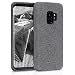Produktbild kwmobile Hülle für Samsung Galaxy S9 - Case Handy Schutzhülle Stoff - Backcover Cover Canvas Design Grau