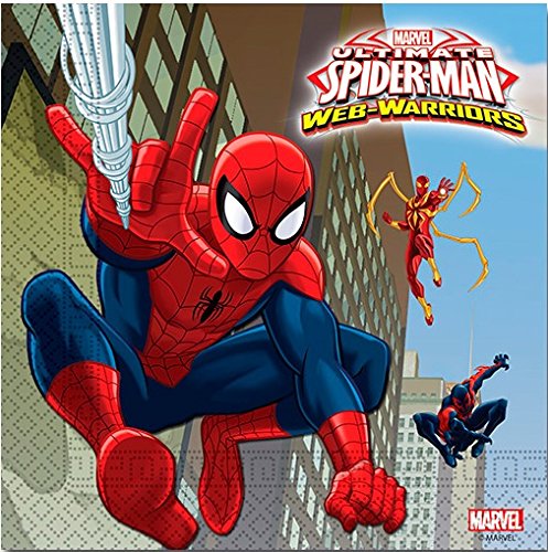 36-tlg. Partyset Spiderman für 8 Kinder – Partygeschirr und Zubehör für Kindergeburtstag - 3