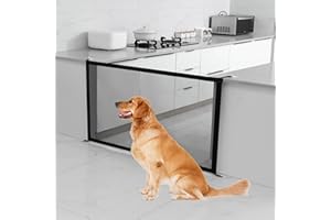 DXUANTING Pet gate safety gates for dogs, Mesh Baby Gate or Mesh Dog Gate,Baby Gate For Stairs/Doorways/Hallways/Outdoor