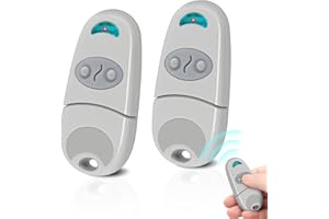 WVOILLTY 2 pièces Telecommande pour portail,433,92 MHz Telecommande Universelle Porte de Garage,télécommande Compatible avec Top 432, Top 432 EE,Top 432 NA,TOP432EV,2 canaux