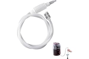 PRYON Syphon Pump,Wine Making Equipment Tool Reusable Soft Tube Beer Home Brewing Kits Brew Manual Siphon Filter Pipe Hose,for Home DIY Homebrew Mead Cider Fruit Juice Bottling Container Baster Electric