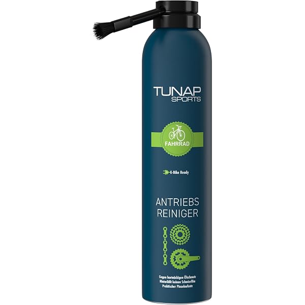 TUNAP SPORTS E-Bike Reiniger 1000 Ml – Transparenter Pumpsprüher, Umweltverträglich, Für Alle Bike-Typen