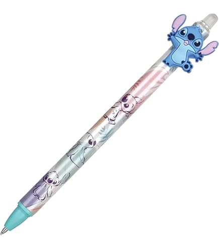 CERDÁ LIFE'S LITTLE MOMENTS - Lot de 4 Stylos à Bille Noirs Originaux de Stitch | Un Cadeau de Papeterie Original pour les Fans Licence Officielle - Disney 2700000344 Multicolore CERDÁ LIFE'S LITTLE MOMENTS - Lot de 4 Stylos à Bille Noirs Originaux de Stitch | Un Cadeau de Papeterie Original pour les Fans Licence Officielle - Disney 2700000344 Multicolore