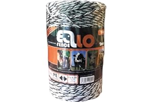 Ellofence corde de clôture électrique 200 m excellente conductivité
