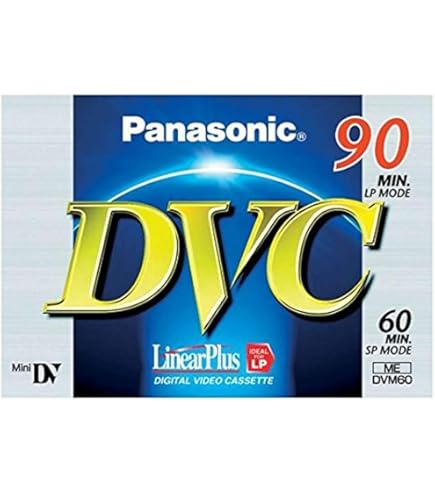 Panasonic Mini DV Digital Video Cassette SP60/LP90 - 5-Pack