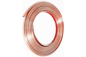 GKKBUFF Oro rosa Autoadesivo 3d muro bordo striscia Peel e Stick Trim muro Sticker nastro decorativo per soffitto/angolo/specchio/mobili/porta/guardaroba/casa e decorazione auto (0.8CM*10M/0.31IN*32.8FT)