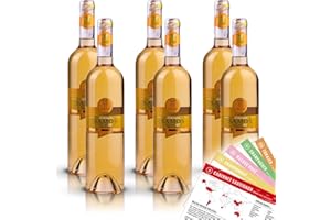 ‎VINOX Cavino Deus Samos, süß, sortenreines Weinpaket + VINOX Winecards (6x0,75l)