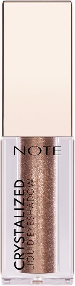 Note Cosmetics Crystalized Liquid Eyeshadow Likit Metalik Göz Farı, 08 Vintage Bronze