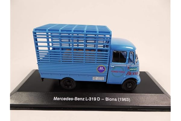 OPO 10 - Camion publicitaire 1/43 Compatible avec Mercedes-Benz L-319D BIONA 1963 (ES05)