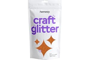 ‎HEMWAY Hemway Copper Craft Glitter 100g 3,5 Unzen Mikrofeiner 1/256" 0,004" 0.1MM für Kunsthandwerk Tumblers Papier Glasdekorationen Verschönern
