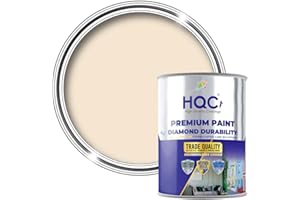 HQC Anti Damp, Anti Mould and Condensation -Magnolia Matt Finish - 1 Litre - Prevent & Control Damp On Internal Walls & Ceilings - Easy To Apply