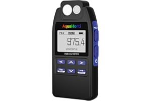 AQUAHORTI Full Spectrum PAR Meter,test PPFD,UVA w/m²,Show the seperate PAR of Blue and IR. PAR | UVA Logging