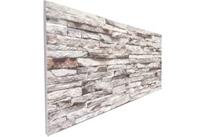 DELLEDECOR ADVANTAGE DESIGNS 3D Stone Effect Wall Panel, Polystyrene Stone Effect Cladding Wall Covering Panel Tiles, 50x100cm DL250